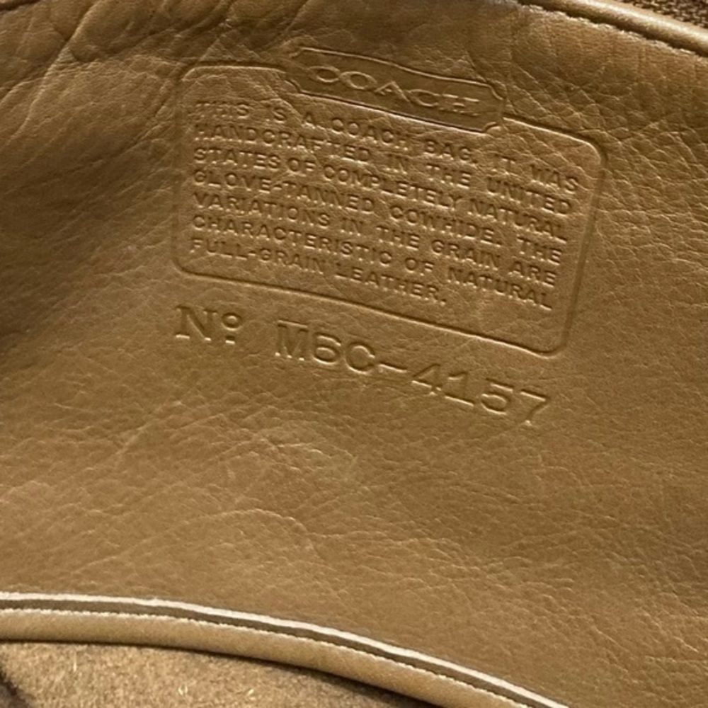 Coach vintage brown leather tote bag 4157 waverly soho - Picture 5 of 10